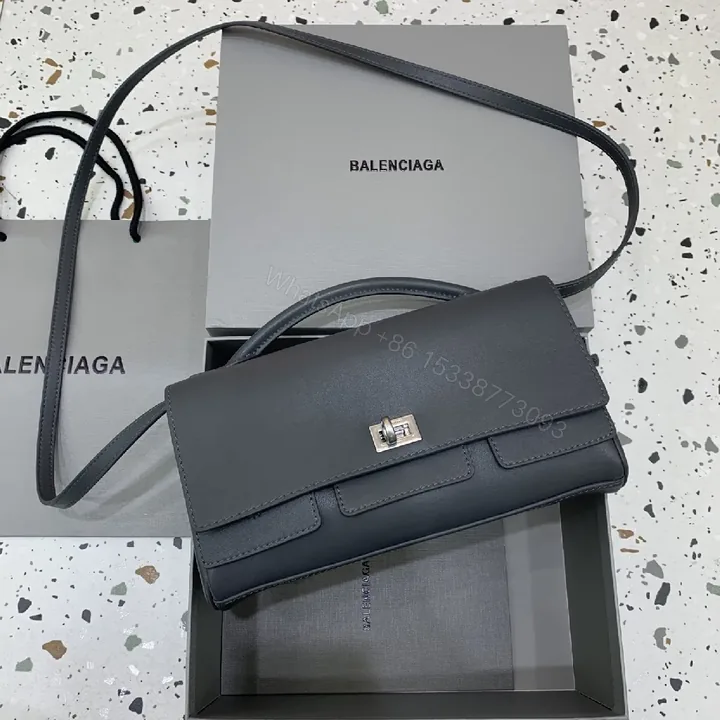 View 1 of Structured Minimalist Crossbody Bag: Leather, Minimal Hardware, Versatile Carry