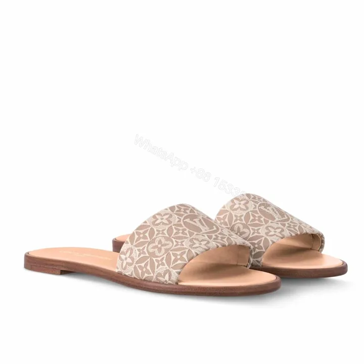 View 1 of LOUIS VUITTON LILY FLAT MULE BEIGE 1AHM99