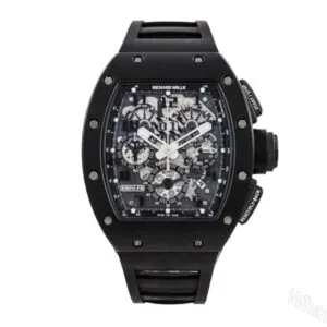 View 1 of Richard Mille RM 011 FM Super Clone : Black Phantom Carbon Fibre Flyback Chronograph