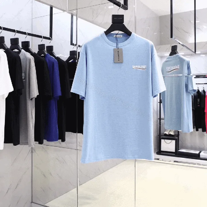 View 1 of BALENCIAGA OVERSIZED LOGO-PRINT SLUB COTTON-JERSEY T-SHIRT – BB36