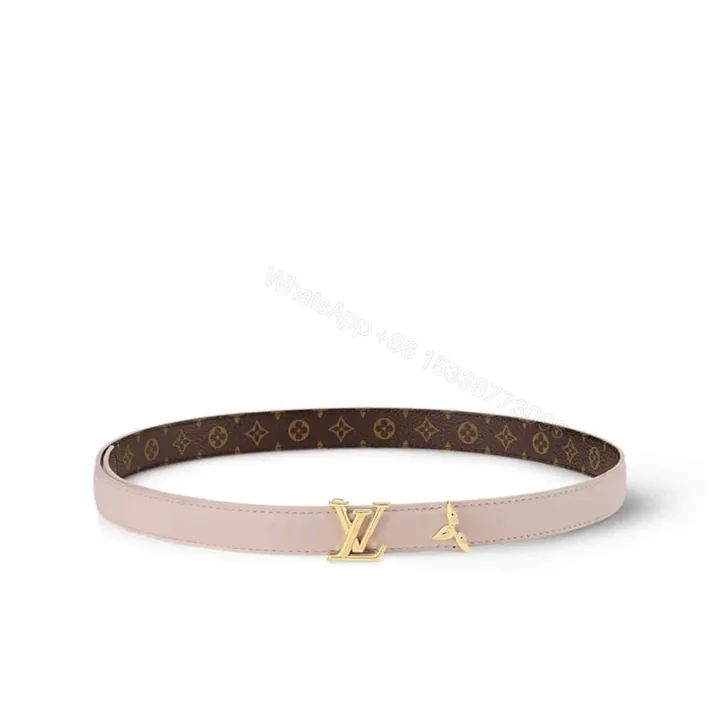 View 1 of LOUIS VUITTON PRETTY LV DOUBLE SIDED BELT BEIGE 20MM