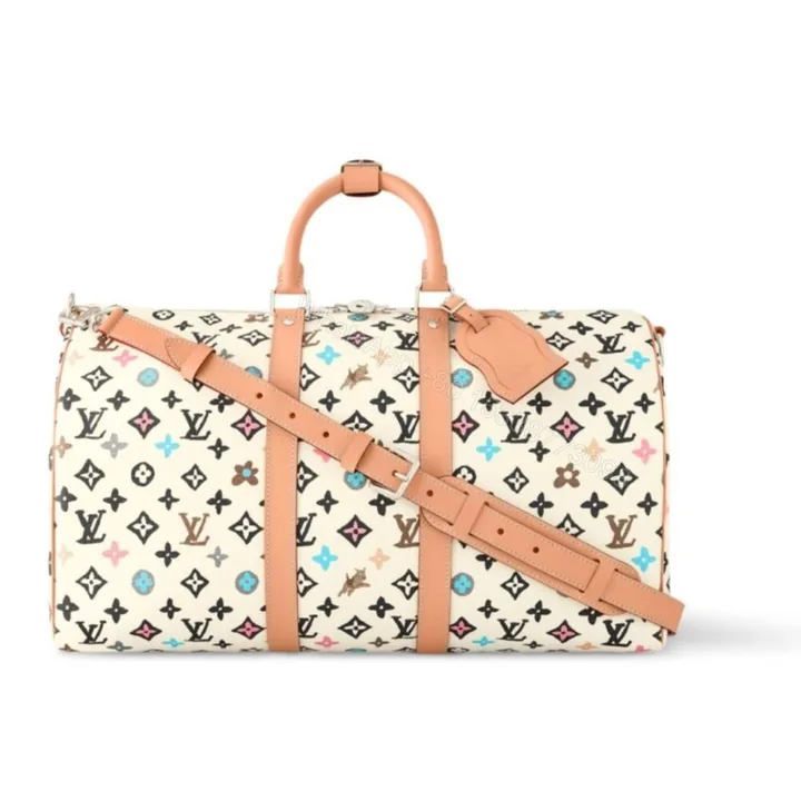 View 1 of Louis Vuitton Keepall Bandoulière Vanilla 40Cm M25233