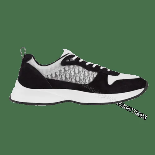 View 1 of DIOR B25 OBLIQUE BLACK SUEDE RUNNER – CD37
