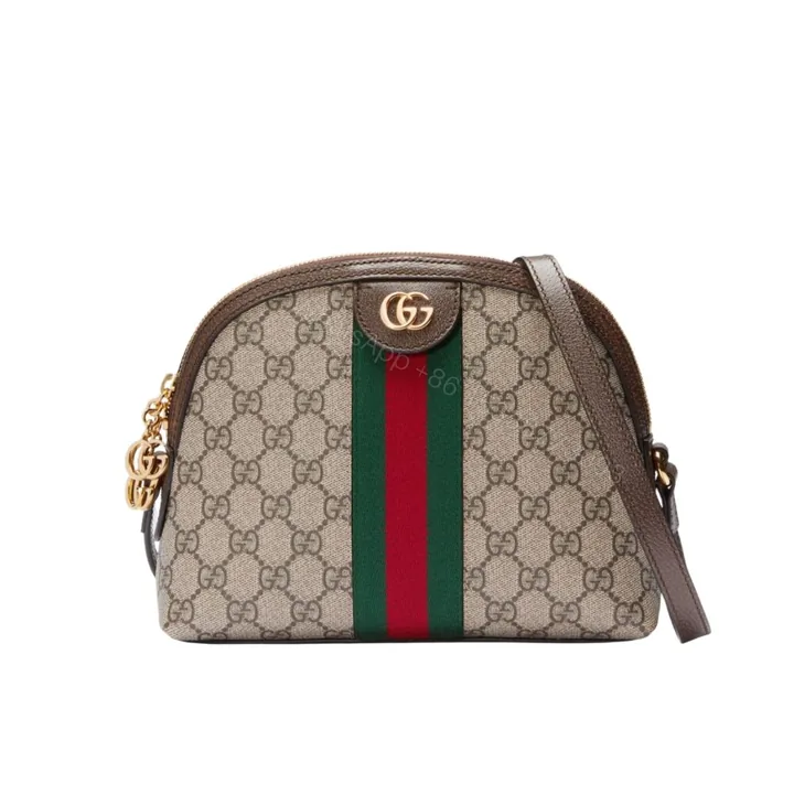 View 1 of Gucci Ophidia Small Shoulder GG Supreme Beige Ebony 23Cm 499621 K05NG 8745