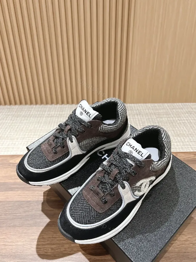 View 1 of Charcoal Textile Knit Sneaker: Luxe Casual Comfort