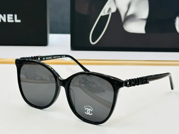 View 1 of Charcoal Sunglasses: Luxe-Style, UV-Guard, Oversized Frame