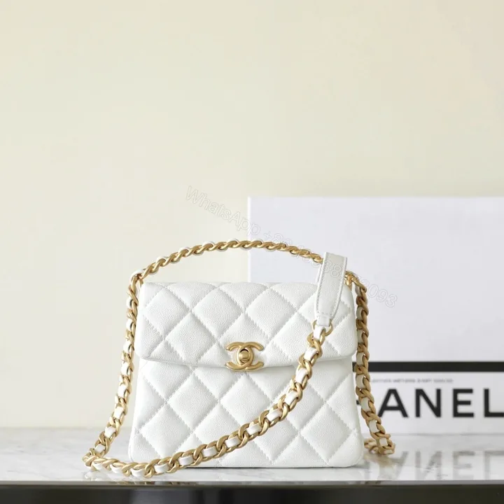 View 1 of 高仿Chanel*24S系列AS4472白色球紋牛皮單肩包免檢版
