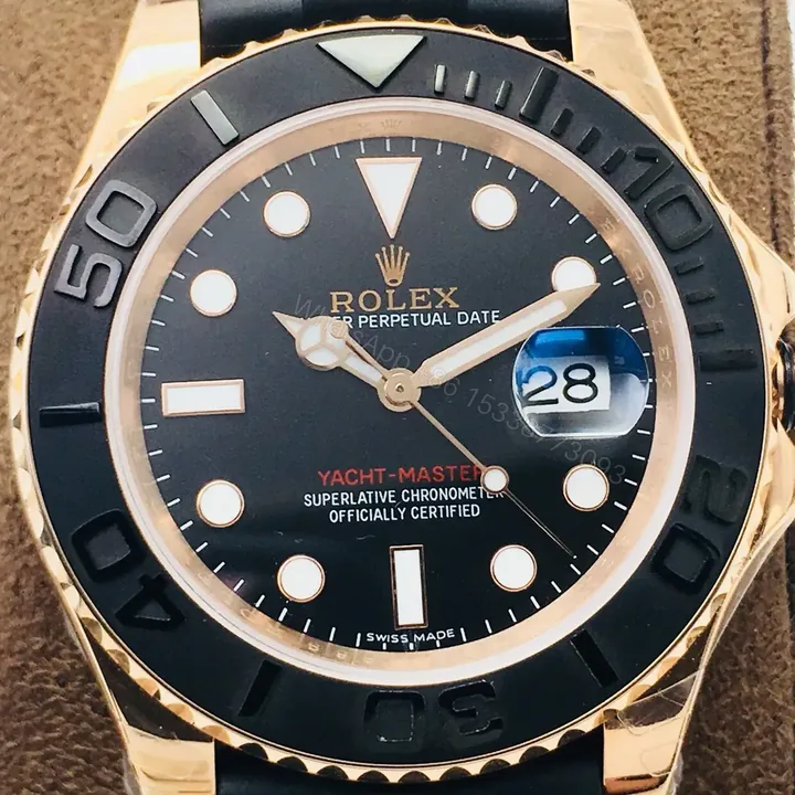 View 1 of Rolex Yacht-Master 40 Black Ceramic Bezel 126655-0002