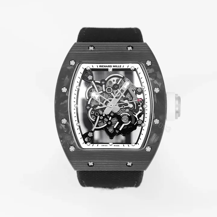 View 1 of APS Factory KU+ Carbon Fiber Black Skeleton Watch