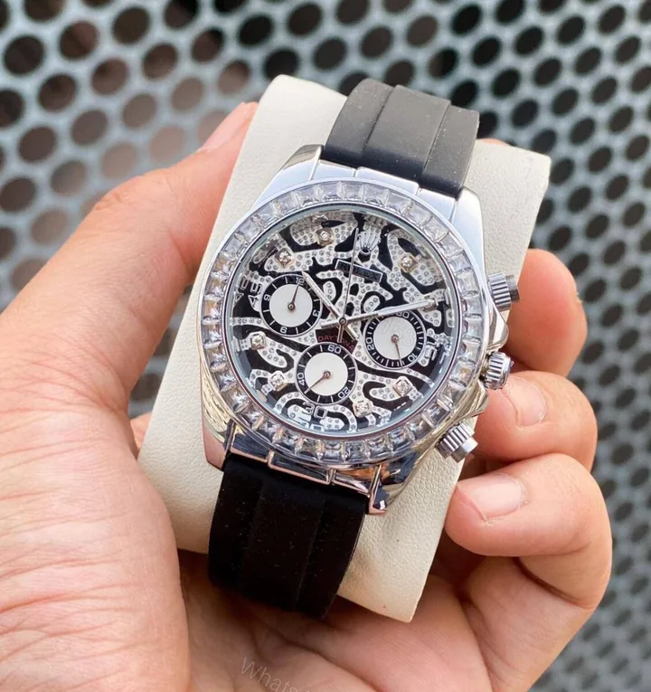 View 1 of Rolex Daytona Silver Chronograph 12H Dial Quartz