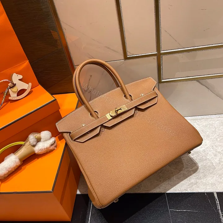 View 1 of HEMRES BIRKIN 30CM GOLD TOGO LEATHER GOLD HARDWARE