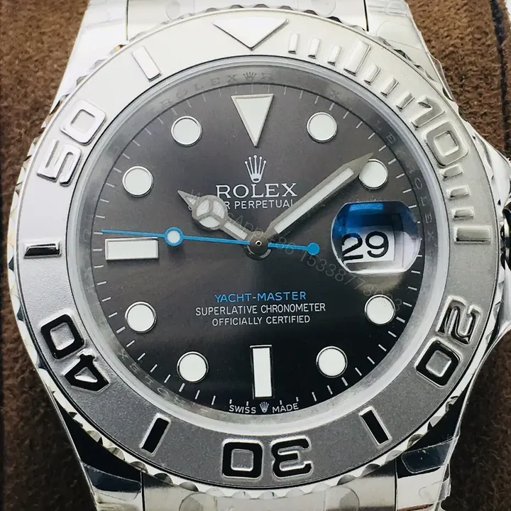 View 1 of Rolex Yacht-Master 40 Rhodium Dial Stainless Steel 116622-0003