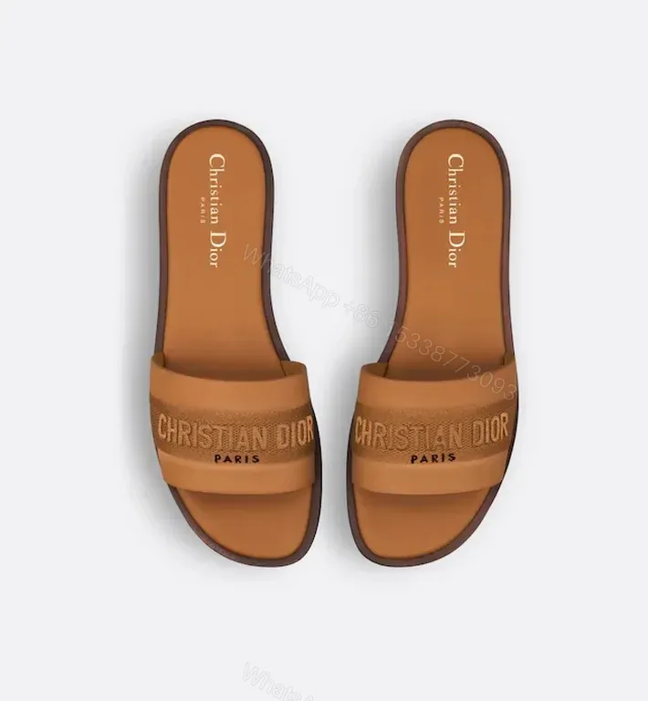 View 1 of Minimalist Dior Sandals: Leather, Logo Band, Everyday Luxury