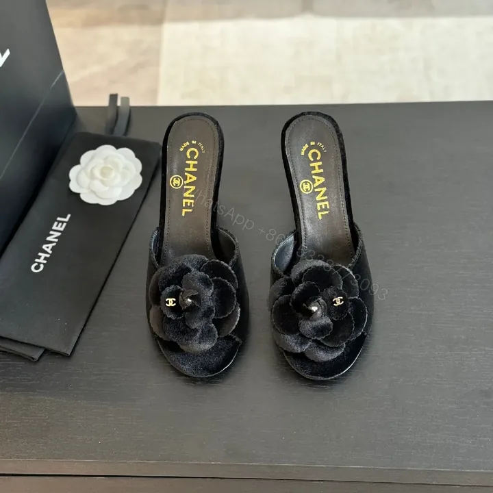 View 1 of Chanel-Inspired Velvet Mules: All-Day Comfort, Sophisticated Style
