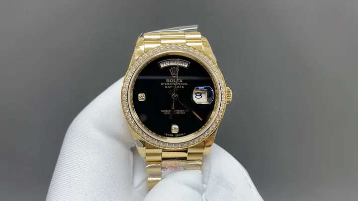 View 1 of Rolex Day-Date 36 Week Calendar Gold Automatic Watch RLX-DD-36-WKCAL