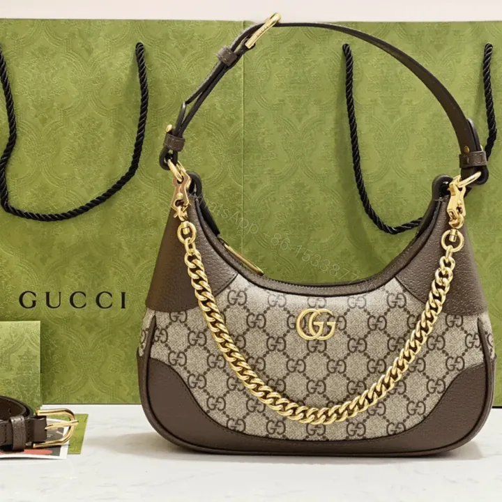 View 1 of Gucci Cosmoonie Super Quality Women’s Handbag with Gold Buckle Set 28cm