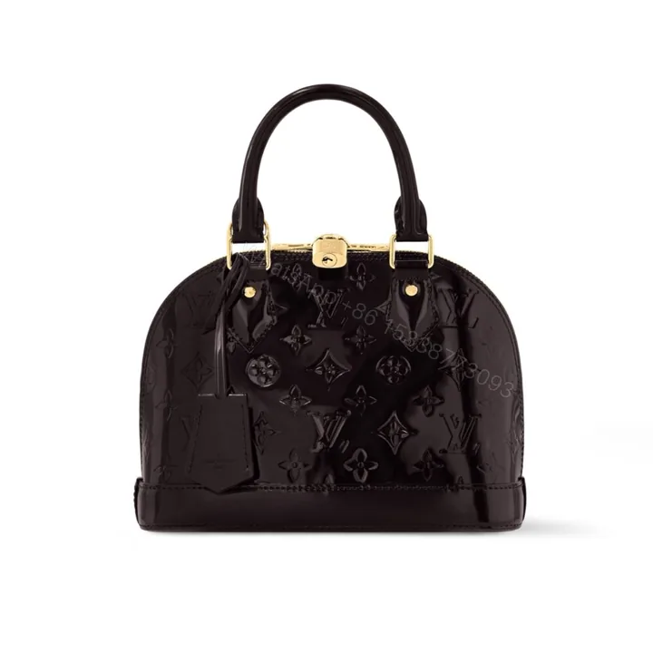 View 1 of Louis Vuitton Alma BB Monogram Vernis Black 25Cm