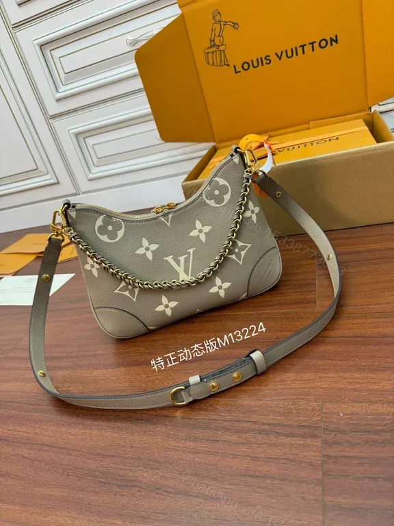View 1 of Chic Monogram Handbag with Chain â€“ Everyday Luxury Bag
