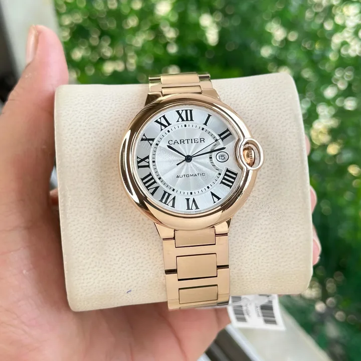 View 1 of Cartier Ballon Bleu White with Roman Numerals