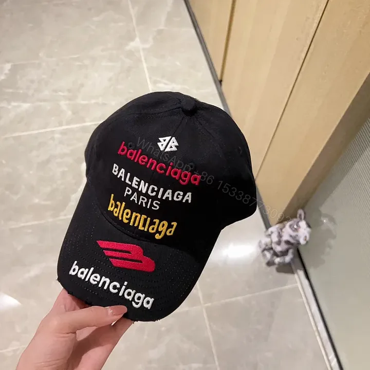 View 1 of Bold Logo Cap: Multicolor Branding, Elevated Streetwear Style
