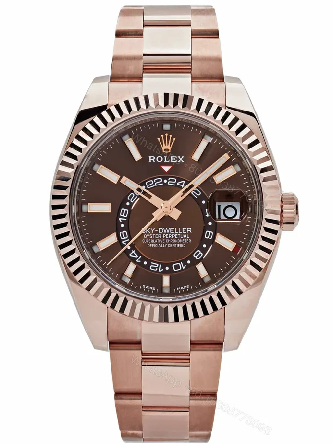 View 1 of Replica Rolex Sky-Dweller Chocolate Dial 326935