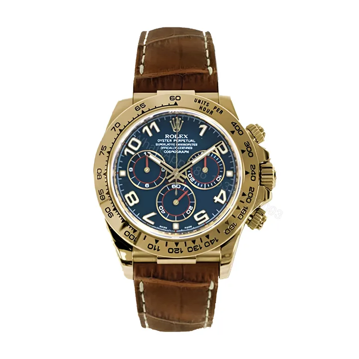 View 1 of Rolex Daytona Cosmograph 116518 Blur Dial Replica