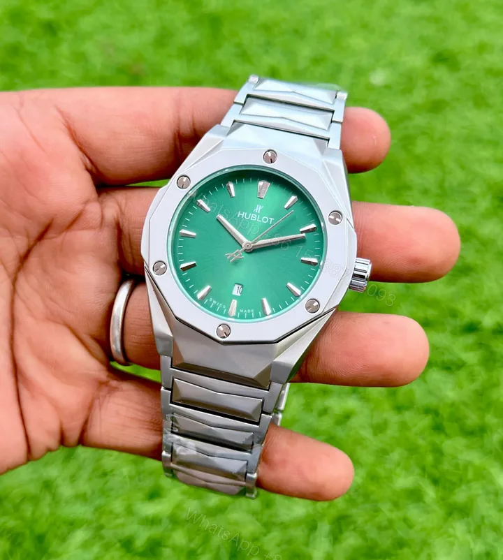View 1 of Hublot Big Bang Diamond Cut Green Dial