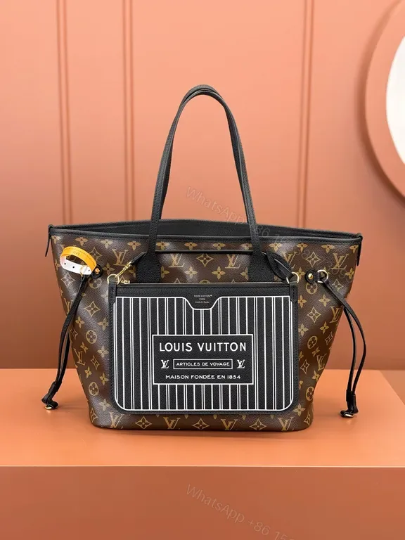 View 1 of Monogram Luxe Tote: Structured Front Pocket Carryall