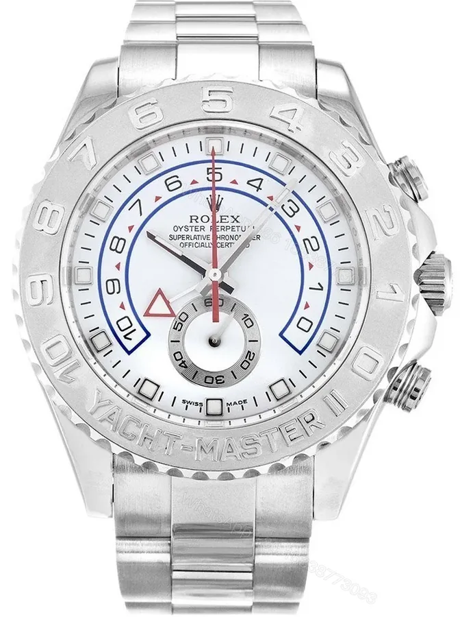 View 1 of Replica Rolex Yacht-Master White Dial 116689