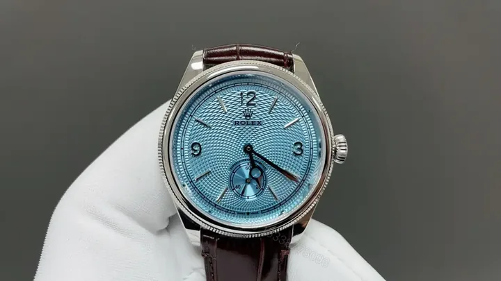 View 1 of Rolex Perpetual 1908 Platinum Ice Blue Dial 39mm 52506-0003