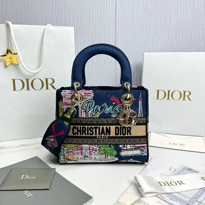View 1 of Cityscape Handbag: Dior-Influenced, Durable, Statement-Maker
