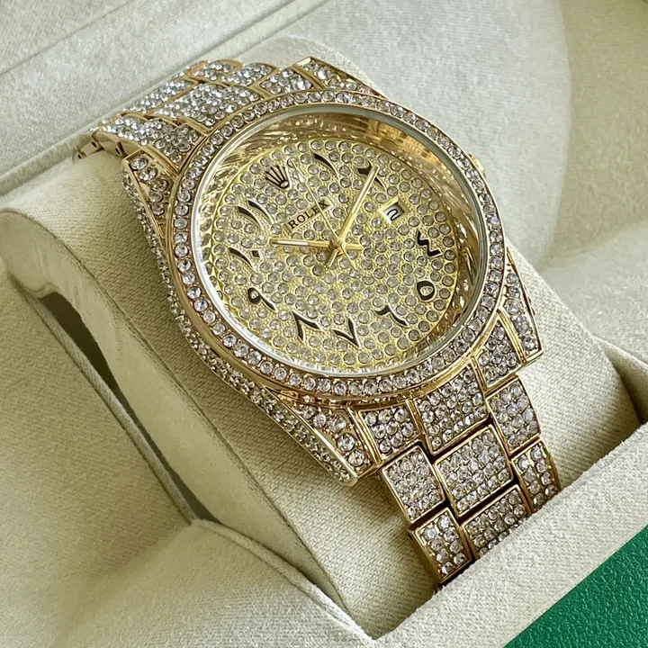 View 1 of Rolex Arabic Golden Daimond