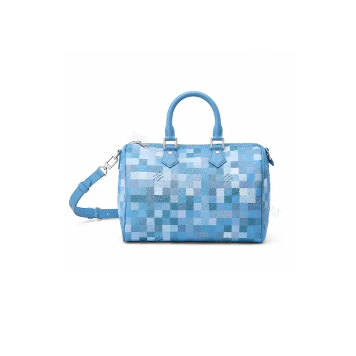 View 1 of Louis Vuitton Speedy 30 Bandoulière Blue 34Cm M28978