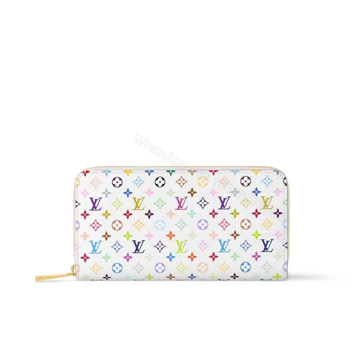 View 1 of Louis Vuitton Zippy Multicolored White 19Cm