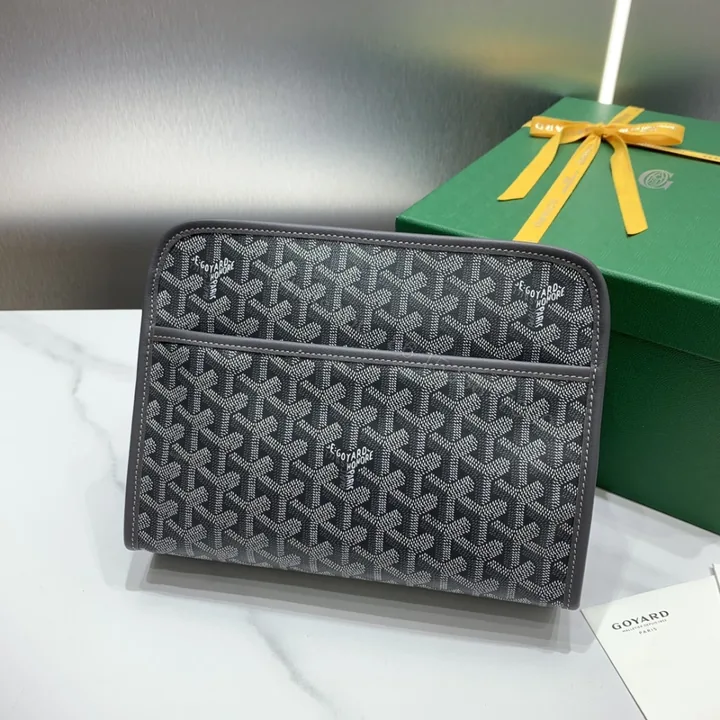 View 1 of 高仿Goyard*JOUVEN4多功能洗漱手拿包灰色小號免檢版
