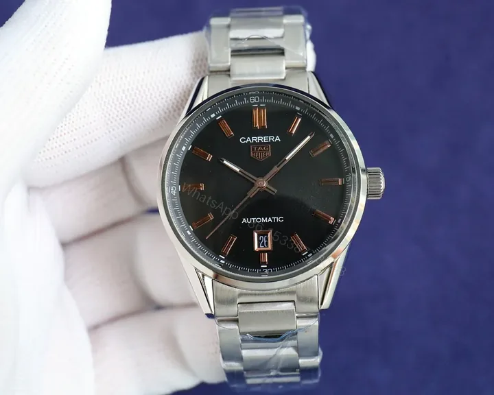 View 1 of TAG Heuer Carrera Automatic Stainless Steel Black Bracelet WBN2113.BA0639