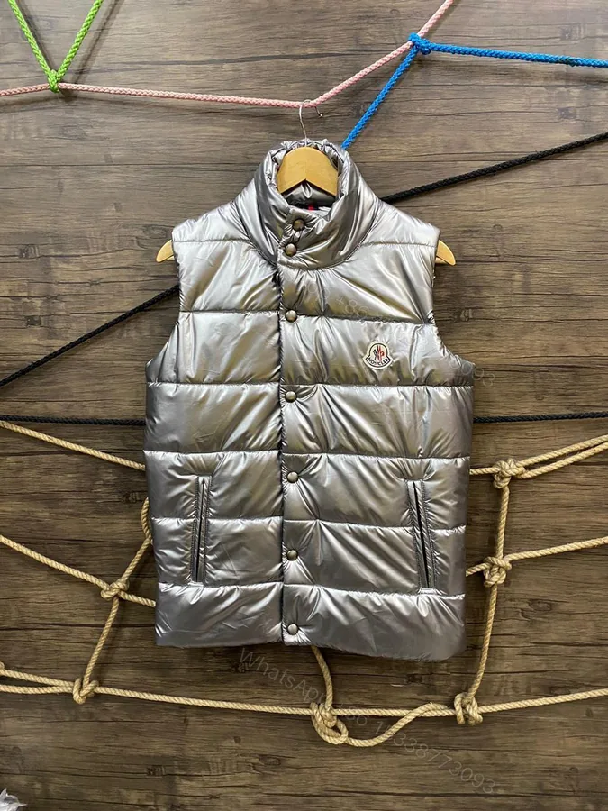 View 1 of FIRST COPY MONCLER IMPORTED PUFFER SLEEVELEES JACKETS