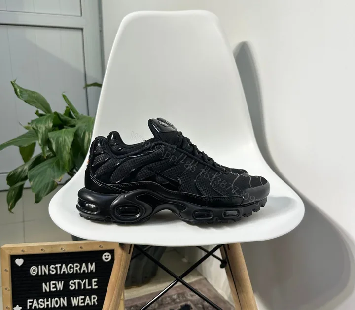 View 1 of FIRST COPY NIKE AIRMAX PLUS TRIPLE BLACK