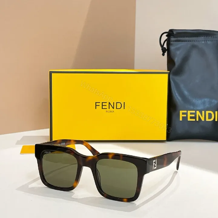 View 1 of Tortoise-Texture Acetate Squared Sunglasses, UV Protection
