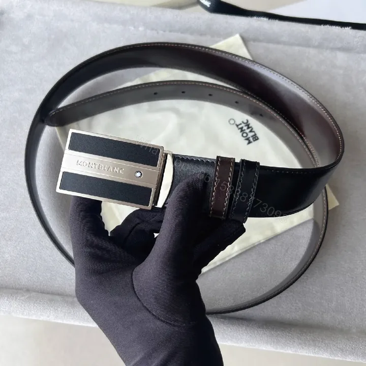 View 1 of Refined Leather Belt with Signature Buckle — Everyday Luxury