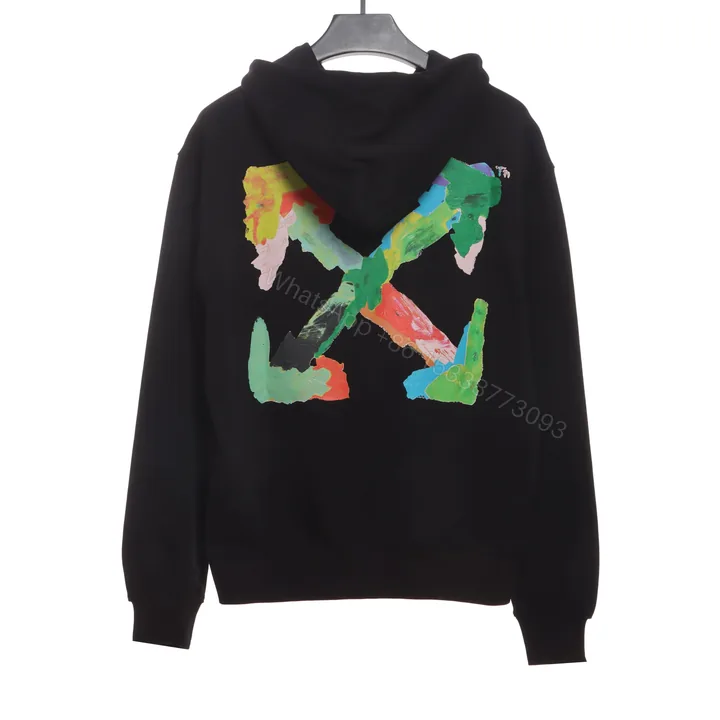 View 1 of Off-White Graffiti Ink Arrow Hoodie