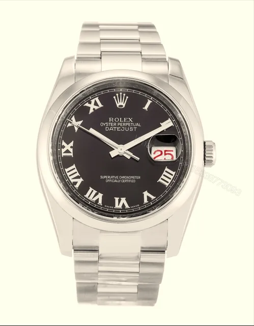 View 1 of ROLEX DATEJUST 116200 36MM BLACK DIAL