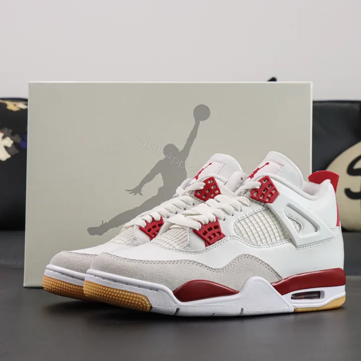 View 1 of Nike SB x Air Jordan 4 Retro SP “Varsity Red” Reps
