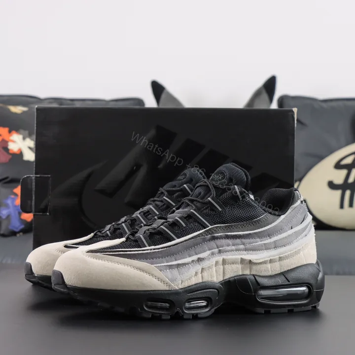 View 1 of Nike Air Max 95 Comme des Garcons Black Grey Reps