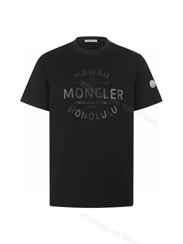 View 1 of Matte Black Cotton Tee with Subtle Embossed Logo, Modern Comfort