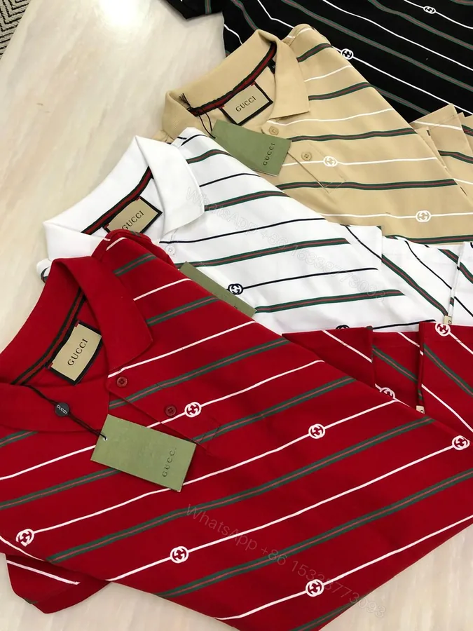 View 1 of FIRST COPY GUCCI VERY PREMIUM COTTON LYCRA POLO T-SHIRT