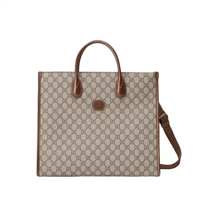 View 1 of MEDIUM TOTE WITH INTERLOCKING G – GBC051