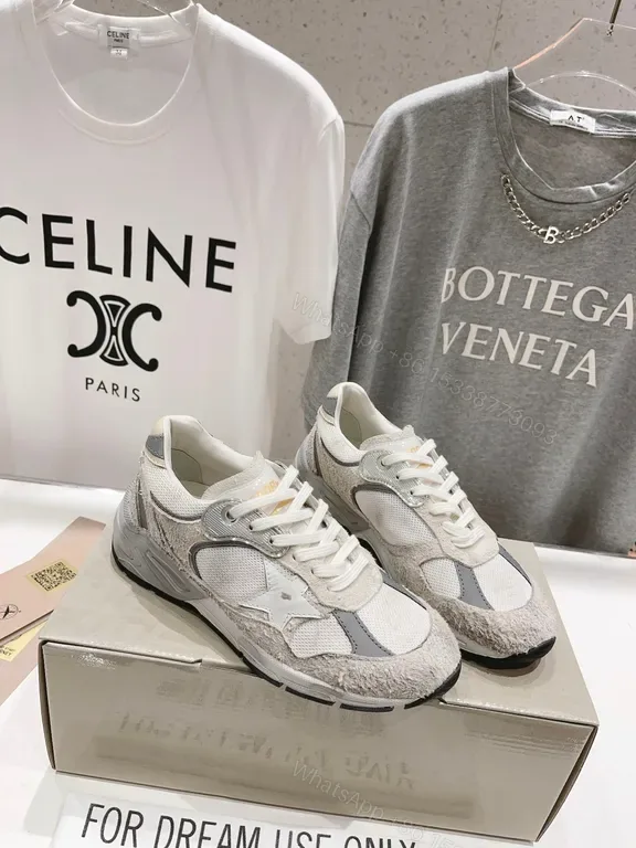 View 1 of Mist Grey/Off-White Suede Sneakers: Luxe, All-Day Comfort