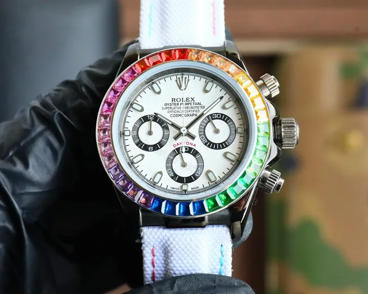 View 1 of Rolex Daytona Rainbow White Dial Edition 40mm 116599RBOW
