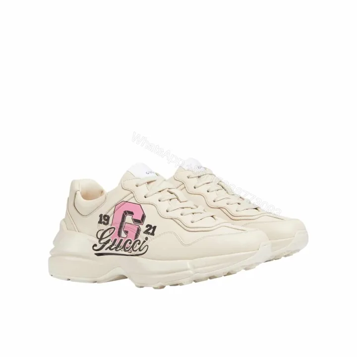 View 1 of Gucci Women’S Rhyton Trainer Ivory 817482 UPG00 9522
